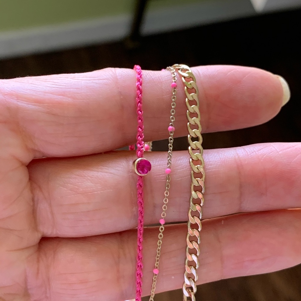 Loft beaded pull tie bracelet set - Picture 8 of 10